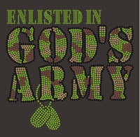 Enlisted God's Army -Rhinestone I12