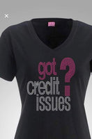 Got Credit Issues? Rhinestone Transfer D2