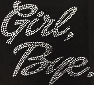 Girl Bye Rhinestone Transfer C13