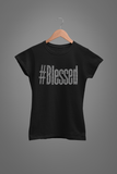 #Blessed Rhinestone Shirt Transfer F28-F26