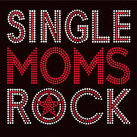 Single Moms Rock & Rhinestone Mask B30