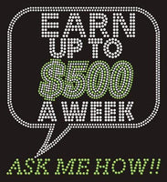 Earn Up To $500 A Week Transfer E12