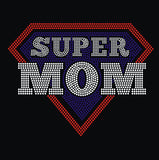 Super Mom Rhinestone Transfer B25