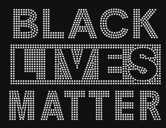 New Black Lives Matter Rhinestone Transfer Only G14